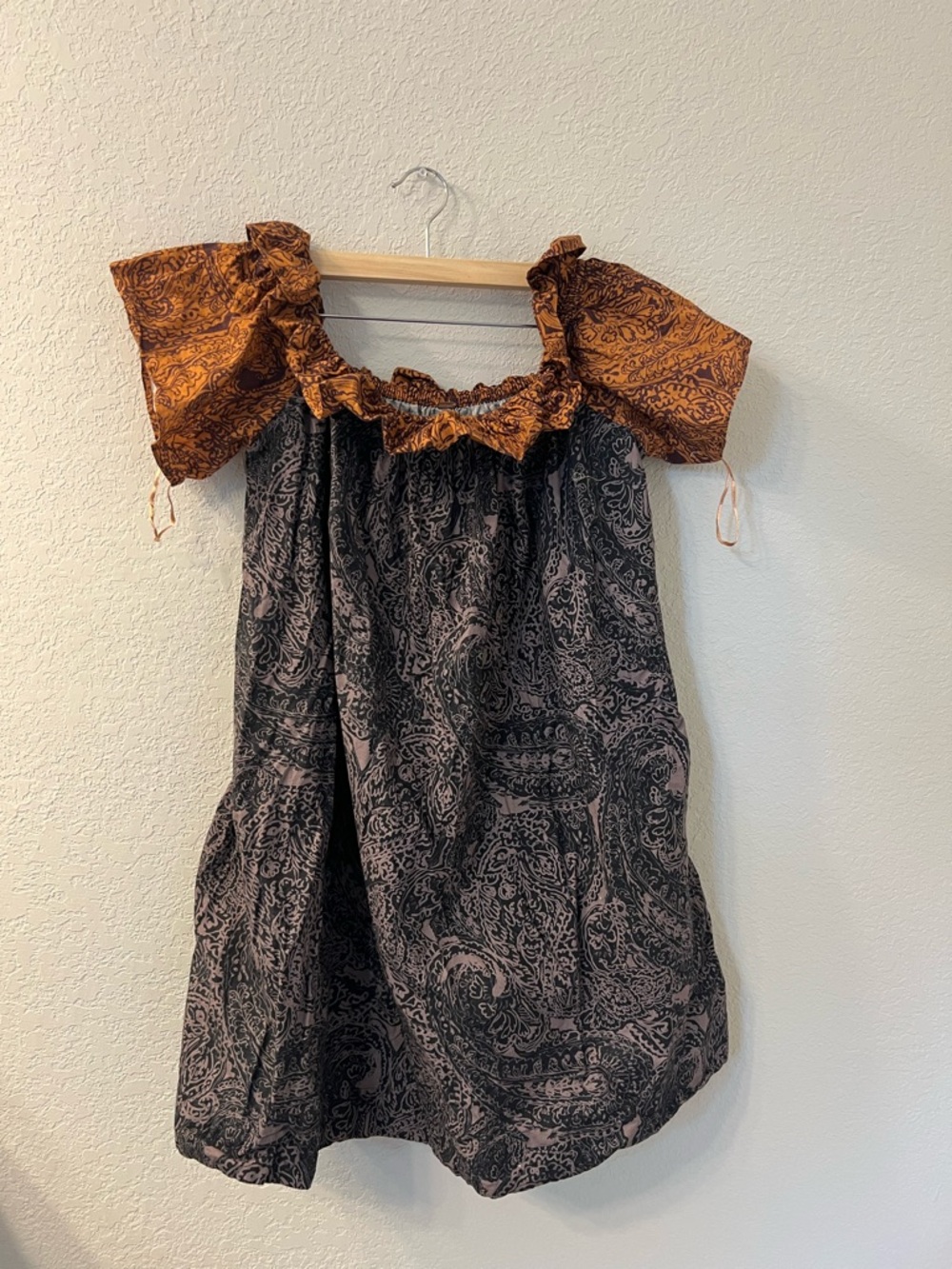 Free People Sophie Printed off the shoulder Dress - Picture 2 of 5